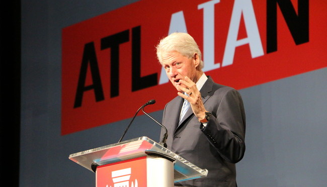 Clinton Presenting to the AIA