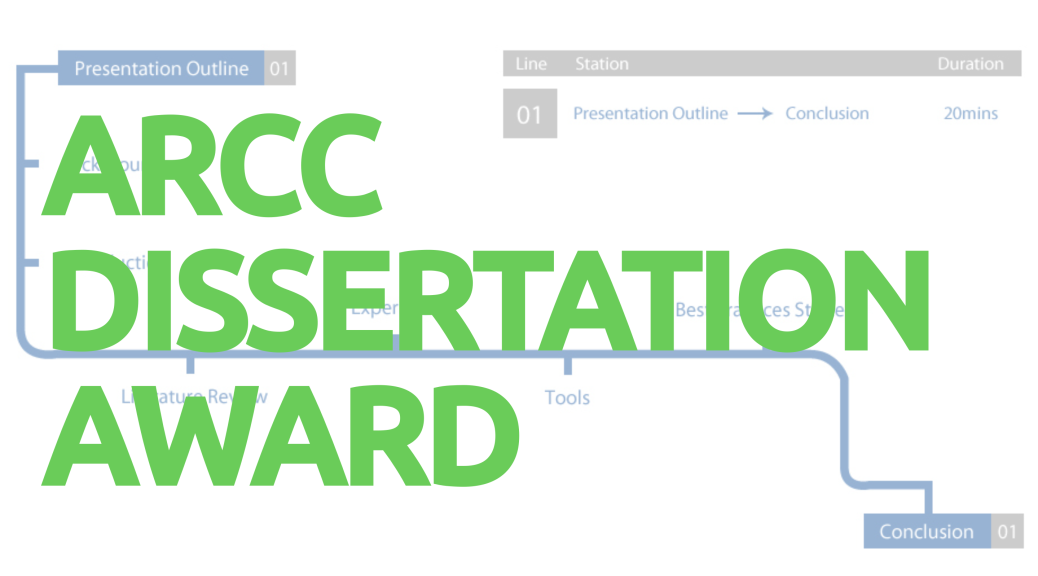 Dissertation Award announcement