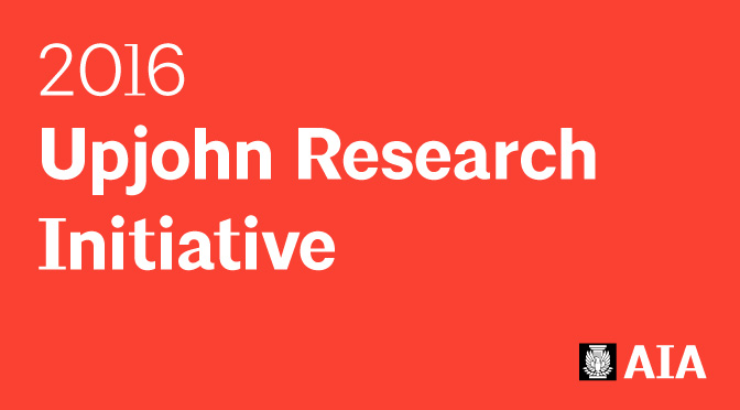 2016 AIA Upjohn Research Grant ad