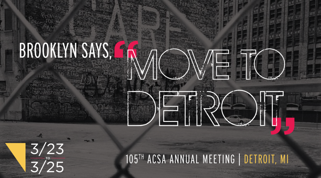 ACSA Annual Meeting